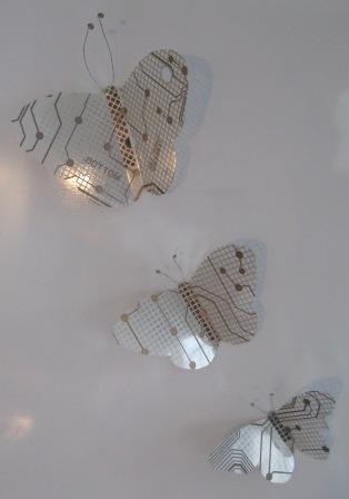 Recycled butterfly giftset.